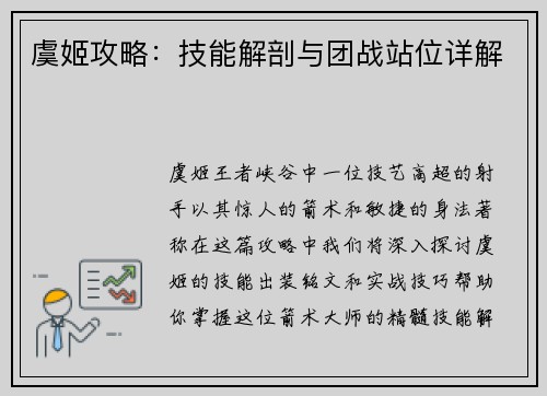 虞姬攻略:技能解剖与团战站位详解